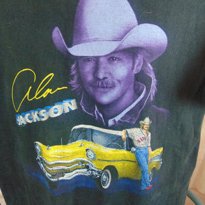 ALEN JACKSON Shirts - Alen Jackson Concert Tour Large ALEN JACKSON Shirts - Alen Jackson Concert Tour Large